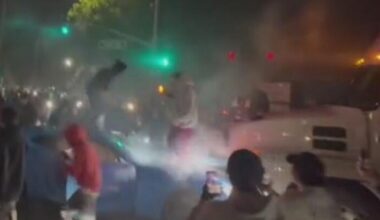 Driver in stolen vehicle at Hayward sideshow crashes into semitruck