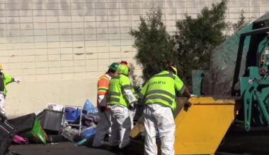 Post office encampment cleared in Los Angeles; Concerns remain over mess possibly returning