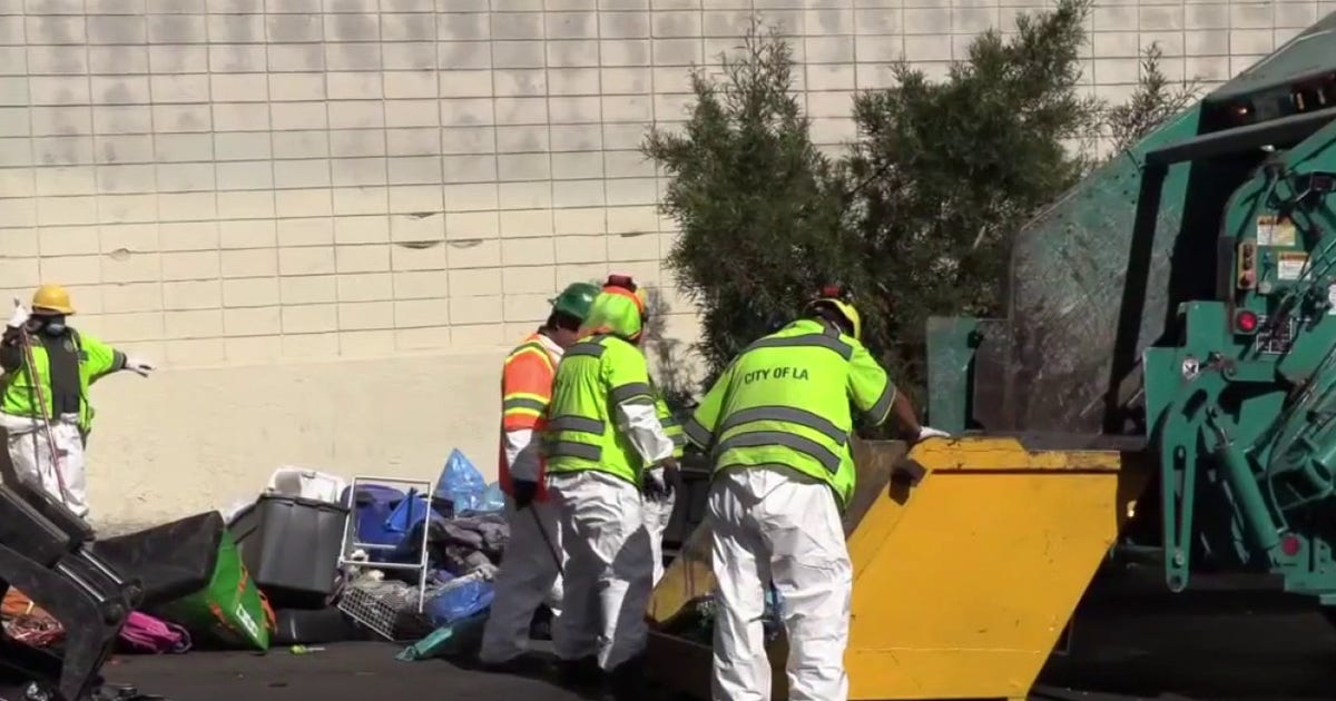 Post office encampment cleared in Los Angeles; Concerns remain over mess possibly returning