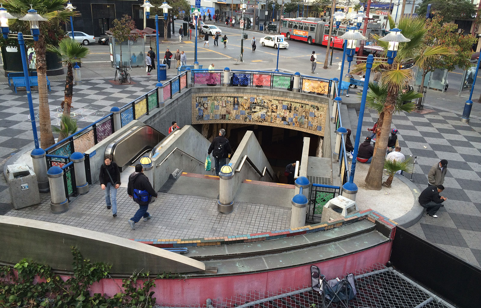 Can we design trouble out of the 16th St. BART plazas? 