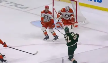 Danila Yurov with a Goal vs. Anaheim Ducks