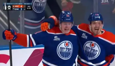 Josh Samanski with a Goal vs. Anaheim Ducks