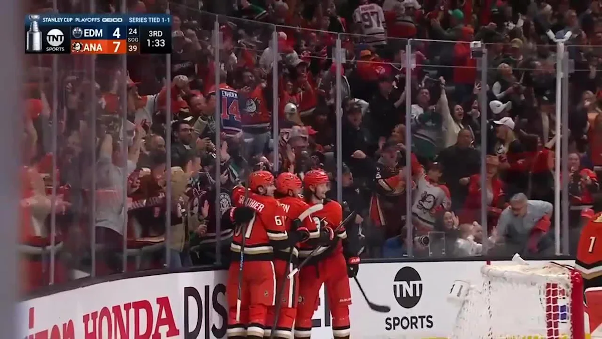 Jackson LaCombe with a Goal vs. Edmonton Oilers