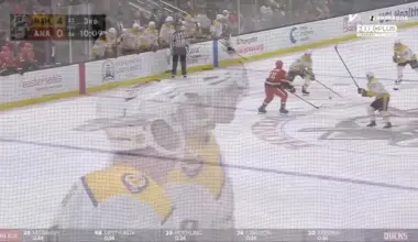 Zachary L'Heureux with a Goal vs. Anaheim Ducks