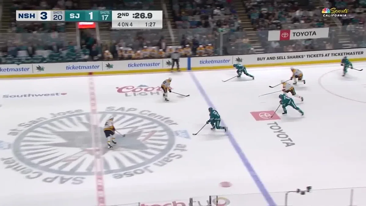 San Jose Sharks vs. Nashville Predators - Game Highlights