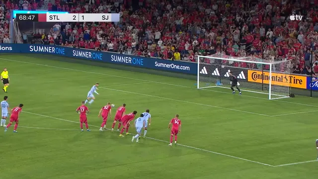 St. Louis CITY SC - San Jose Earthquakes 2 - 2