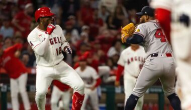 PHOTOS: Braves, Angels benches clear in brawl – WSB-TV Channel 2