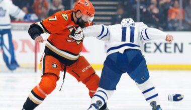 Domi doesn't want to get into Gudas fight during emotional night in Anaheim – TSN