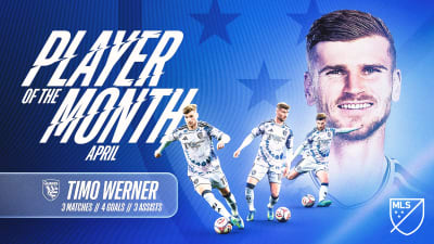 San Jose Earthquakes star Timo Werner named Player of the Month