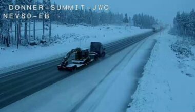 April kicks off in the Sierra with chain controls on I-80