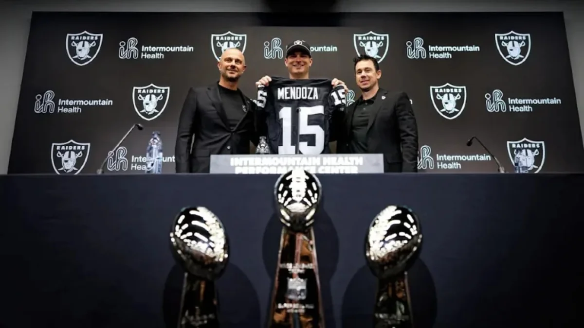 Tom Flores Passes No. 15 Torch to Raiders’ Future Star Fernando Mendoza