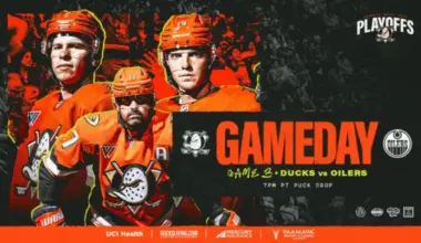 Ducks Game shifts to Anaheim with series tied 1-1