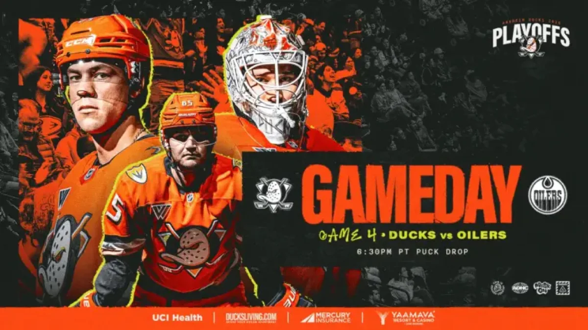 Ducks Game Tonight: Anaheim Eyes 3-1 Lead Over Edmonton in Game 4