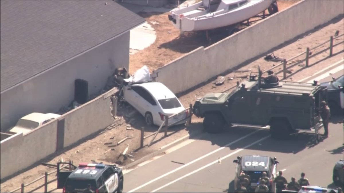 Jurupa Valley car chase ends in crash – NBC Los Angeles