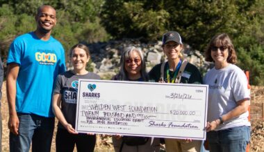 Sharks Foundation and PG&E partnered to plant first micro-forest at Walden West Outdoor School