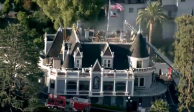Firefighters battle fire at Magic Castle in Hollywood – NBC Los Angeles