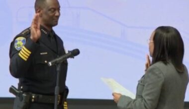 Former Oakland Police Chief Floyd Mitchell sworn in as Fremont’s top cop