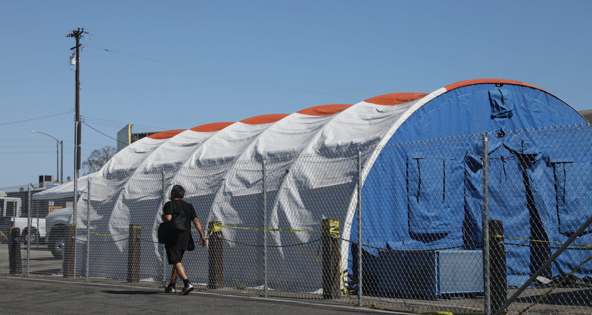Water damage shuts down city's main homeless services center; it will operate out of tents for months • Long Beach Post News