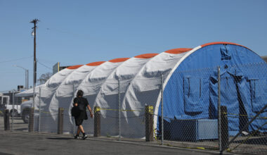 Water damage shuts down city's main homeless services center; it will operate out of tents for months • Long Beach Post News