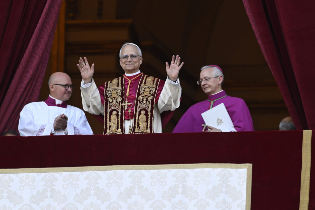 Newly elected Pope Leo XIV
