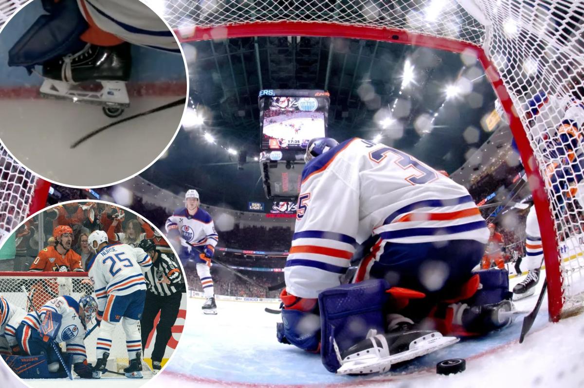 Ducks-Oilers NHL playoffs game ends in wild goal controversy