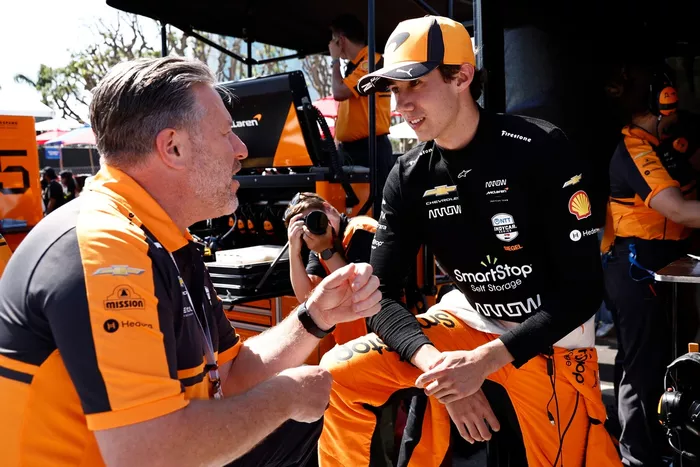 Nolan Siegel, Arrow McLaren, Zak Brown