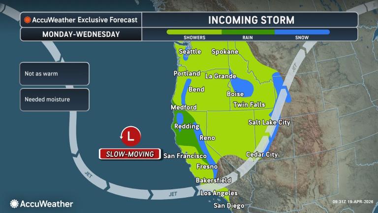 Storm to bring California more rain, thunder and Sierra Nevada snow