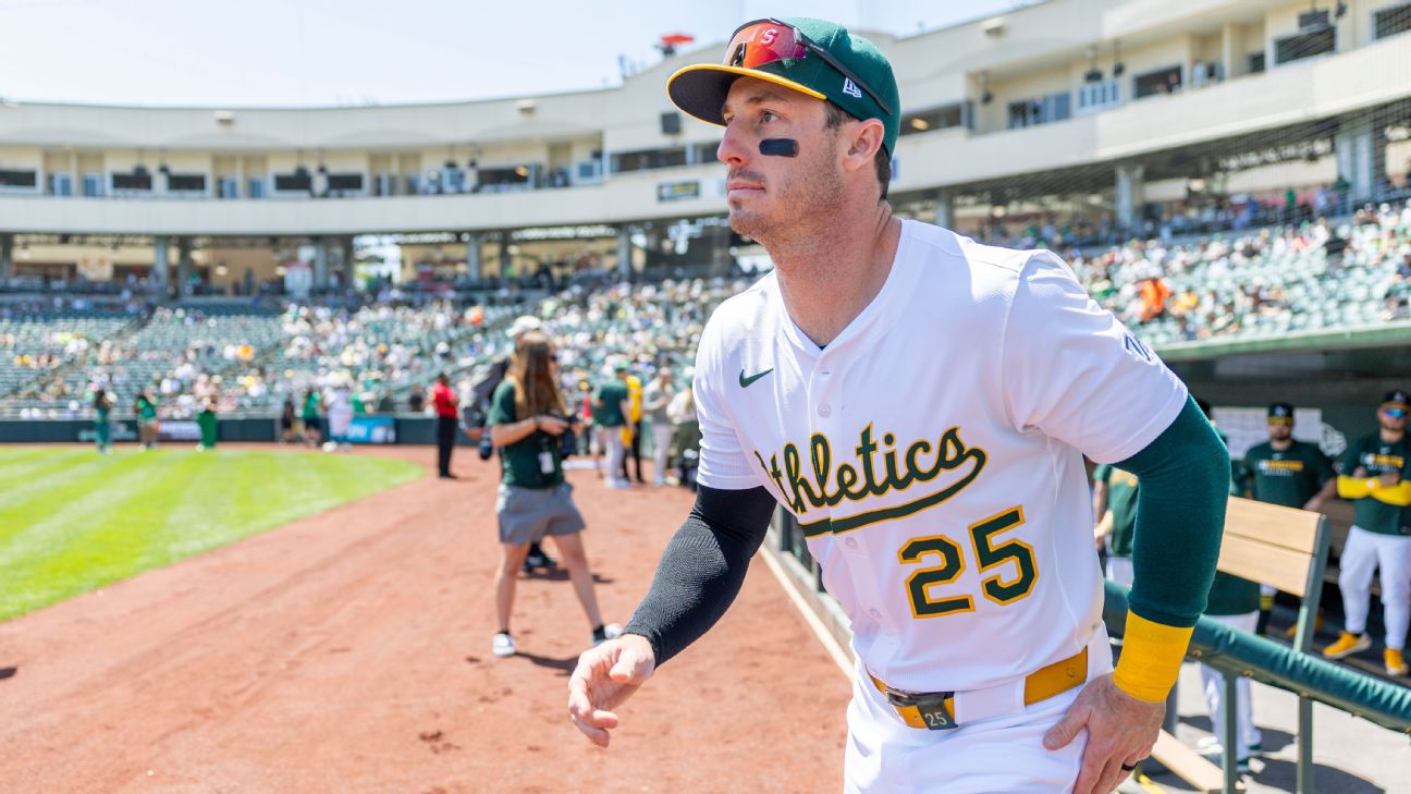 Athletics activate Brent Rooker after All-Star missed 14 games