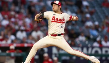 Angels' Yusei Kikuchi exits early with shoulder tightness
