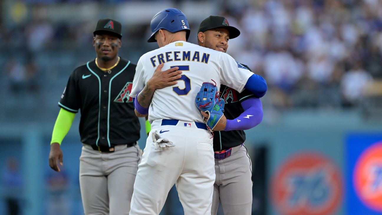 Dodgers place Freeman on paternity list, recall Ryan Ward