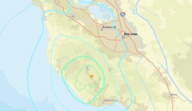 Magnitude 4.9 earthquake in Santa Cruz County felt throughout the Bay Area