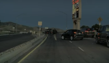 Dashcam video shows ICE shooting near I-5