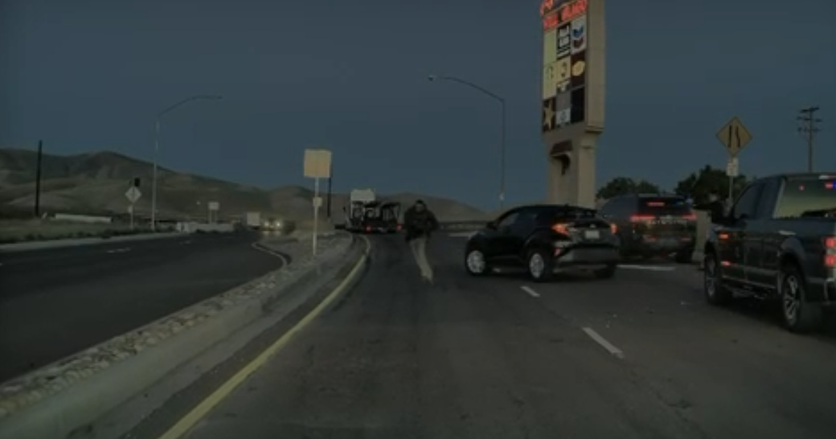 Dashcam video shows ICE shooting near I-5