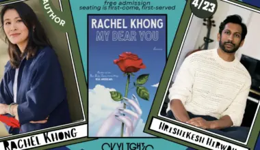 At Skylight: Rachel Khong presents MY DEAR YOU w/ Hrishikesh Hirway