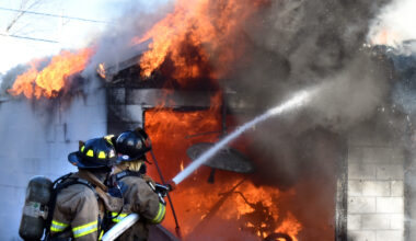 Fire Damages Detached Garage in Santa Ana