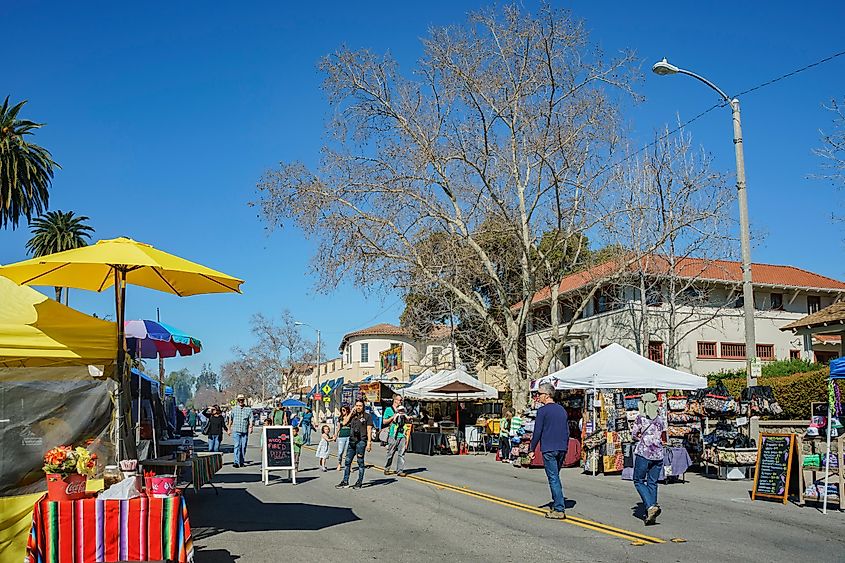 Wisteria Festival event in Sierra Madre, California.