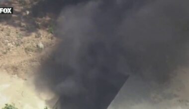 Stolen car pursuit ends in tunnel fire, sending smoke through Highland Park sewers