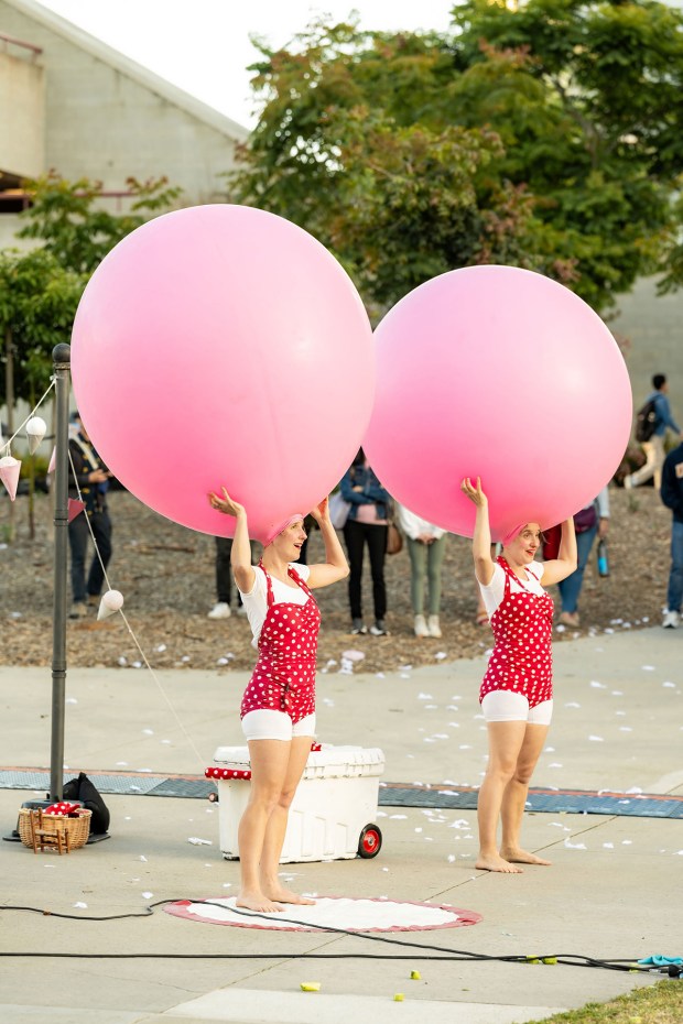 Canada's Kif-Kim Sisters perform "Jam Side Up" at La Jolla Playhouse's 2026 WOW Festival at UC San Diego in La Jolla. (Jenna Gilmer)