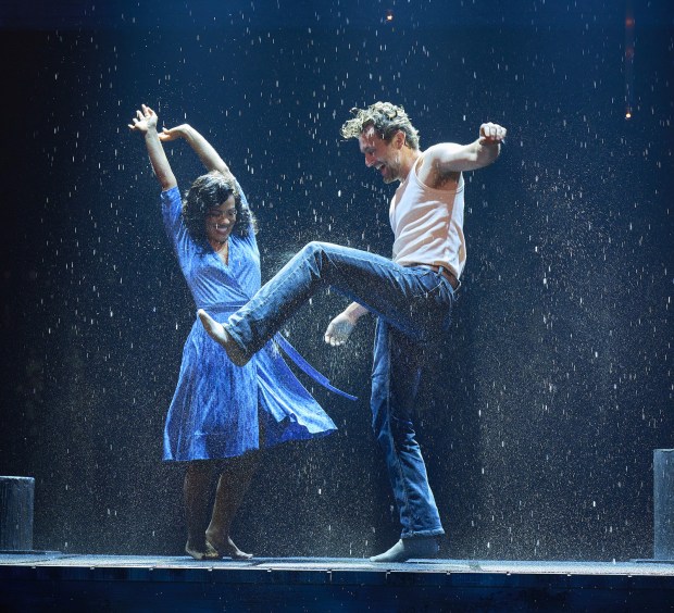 Alysha Deslorieux and Ken Wulf Clark play Noah and Allie at midlife in the touring production of the Broadway musical "The Notebook."(Roger Mastroianni)