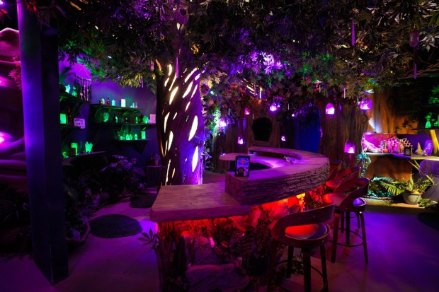 National City, CA - April 16: Session by the Bay in National City offers a special speakeasy for customers to sample a taste of the various cannabis products.  (Nelvin C. Cepeda / The San Diego Union-Tribune)