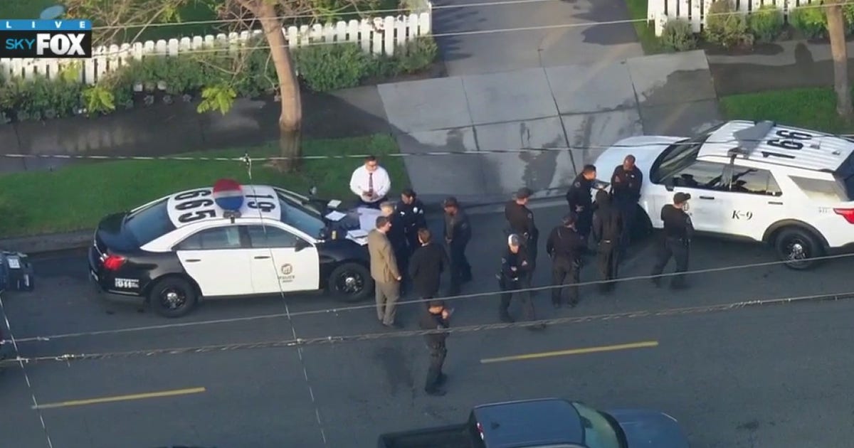 Manhunt underway for murder suspect in Sylmar