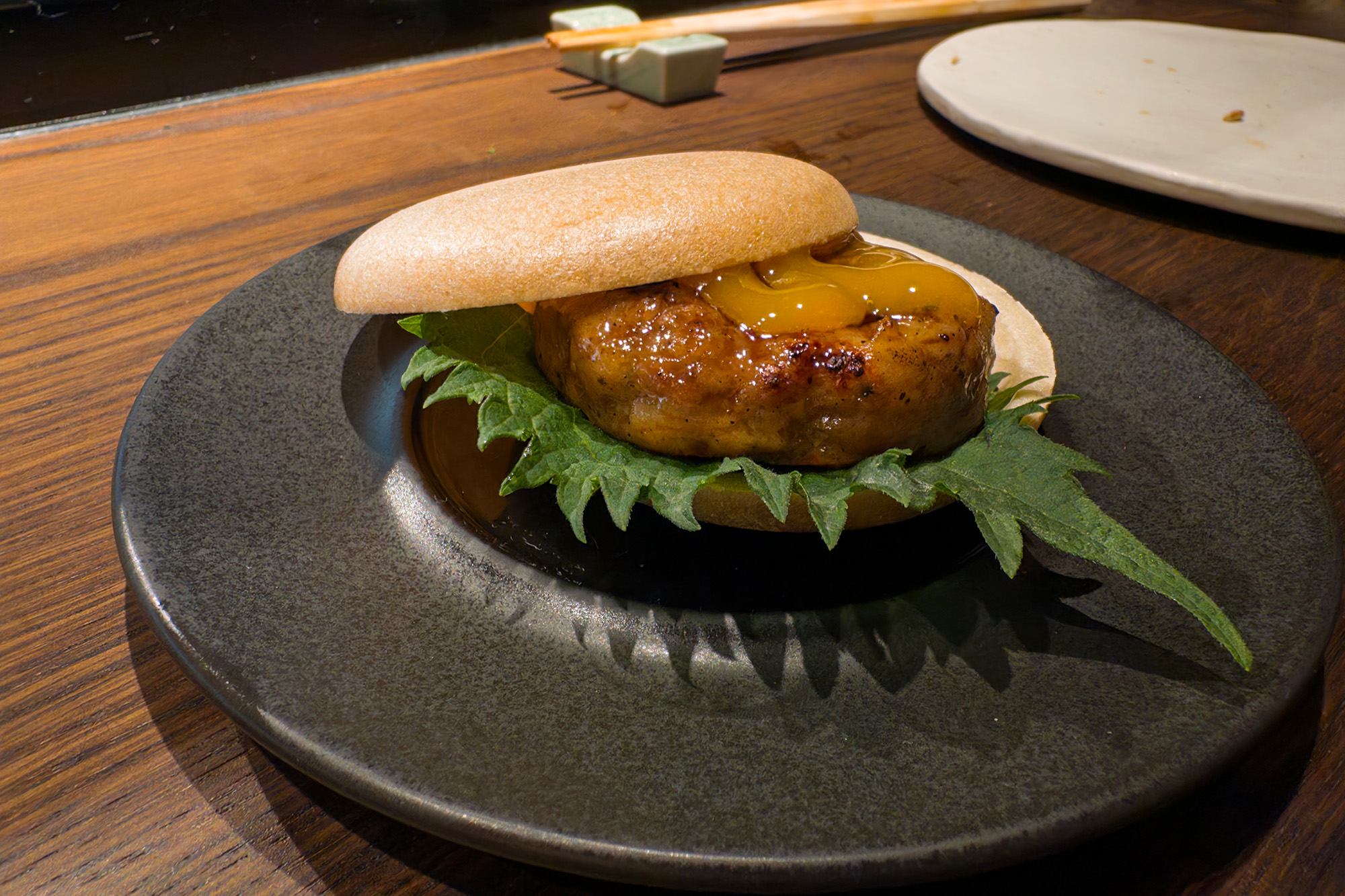 Chicken meatball served as a 