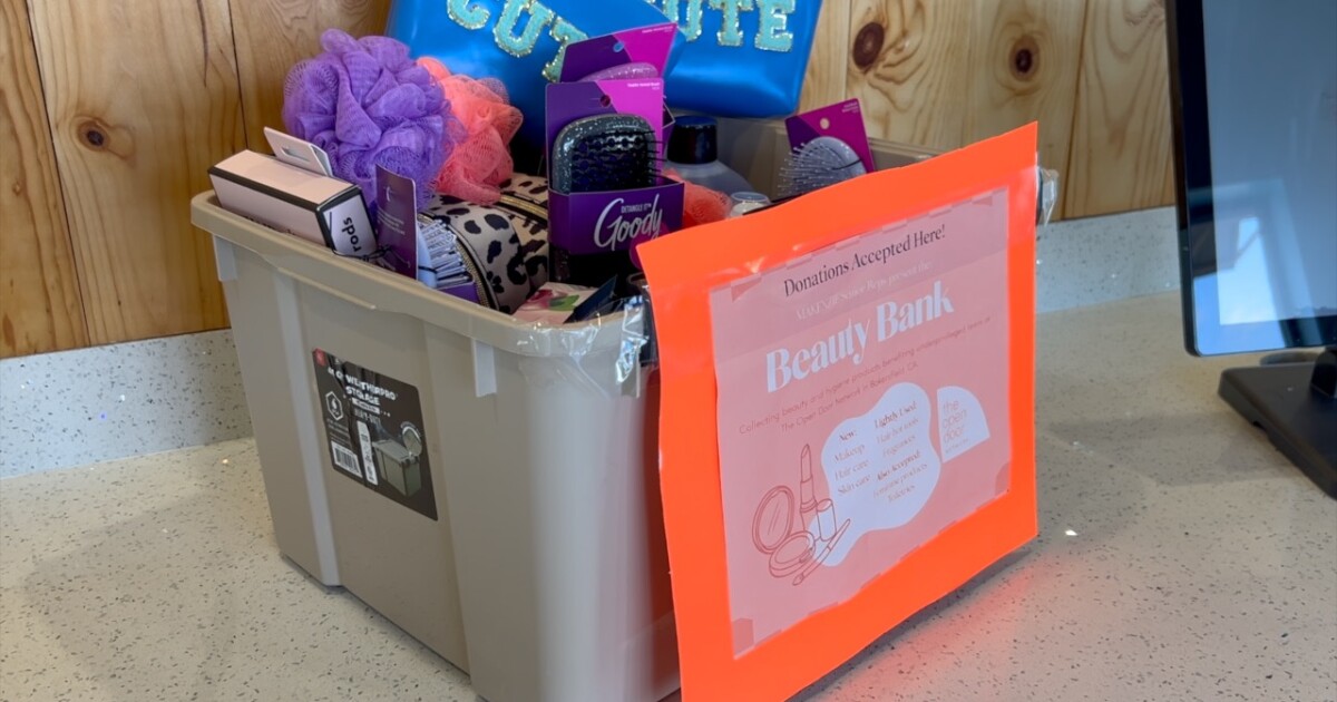 Seniors create Beauty Bank for teens at Kern County homeless shelter