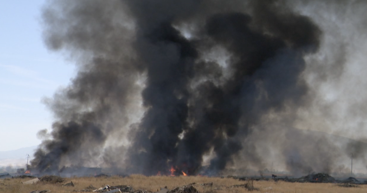 Vegetation fire breaks out off Hale Street in southeast Bakersfield