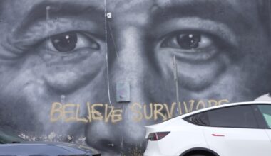 Cesar Chavez mural in Downtown Bakersfield vandalized
