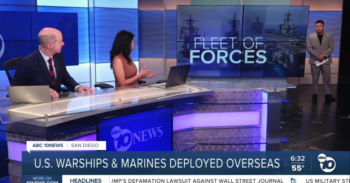 San Diego-Based warships deployed as U.S. ramps up pressure on Iran