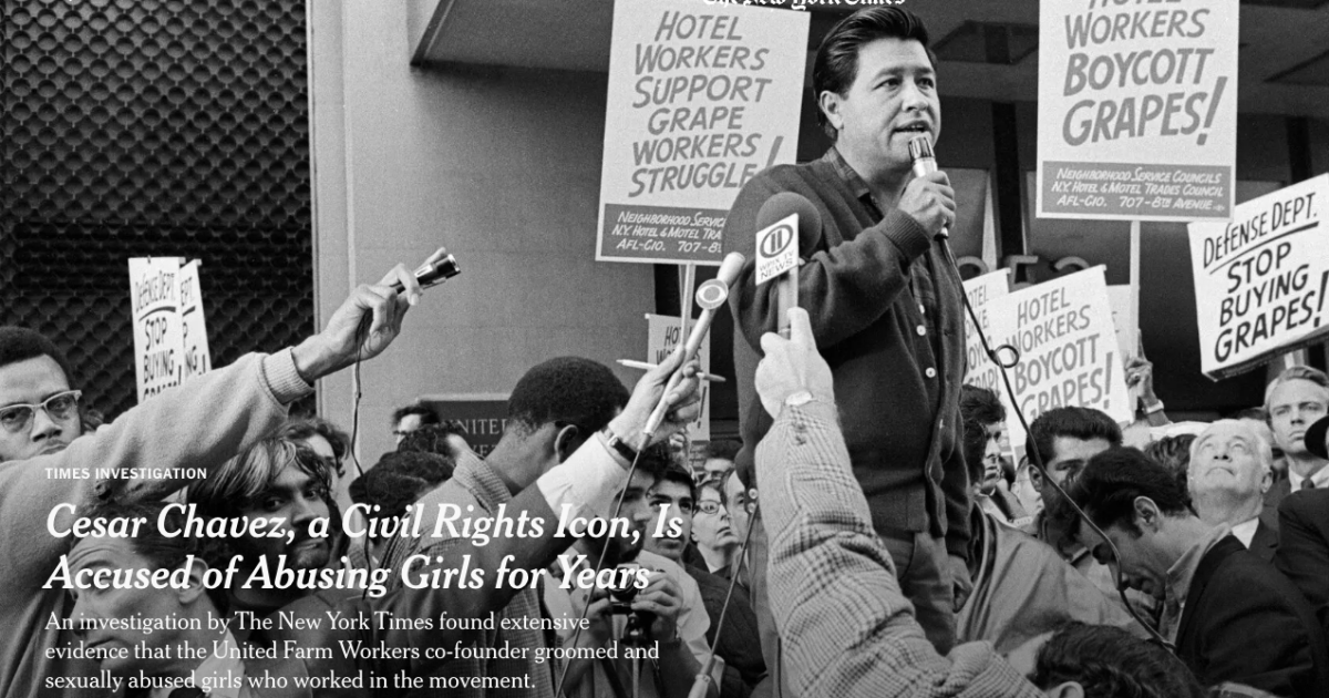 New York Times reporter discusses investigation into Chavez accusations