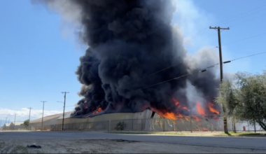 Firefighters battle active fire on Washington St. in East Bakersfield