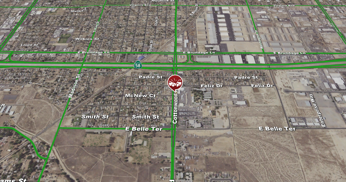 Woman dies after being struck by a vehicle in South Bakersfield