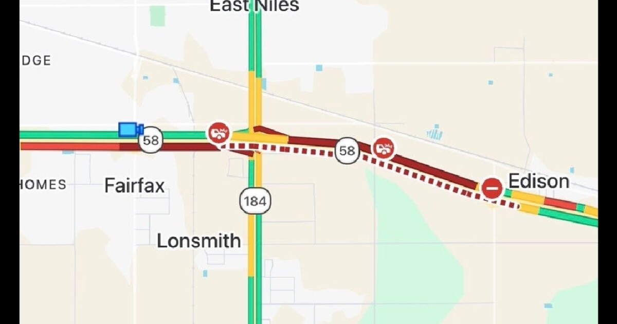 Police activity closes all lanes of Highway 58 in both directions